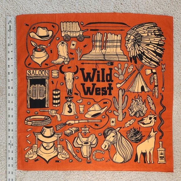 Accessories - NEW Cotton Western Cowboy Desert Wild West Bandana Neckerchief Scarf